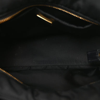 Prada Re-Nylon Triangle Medium Explore Tote Black 5 of 9