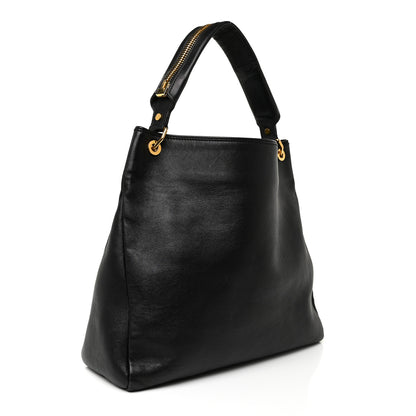 Tom Ford Calfskin Zipper Strap Hobo Black 3 of 21