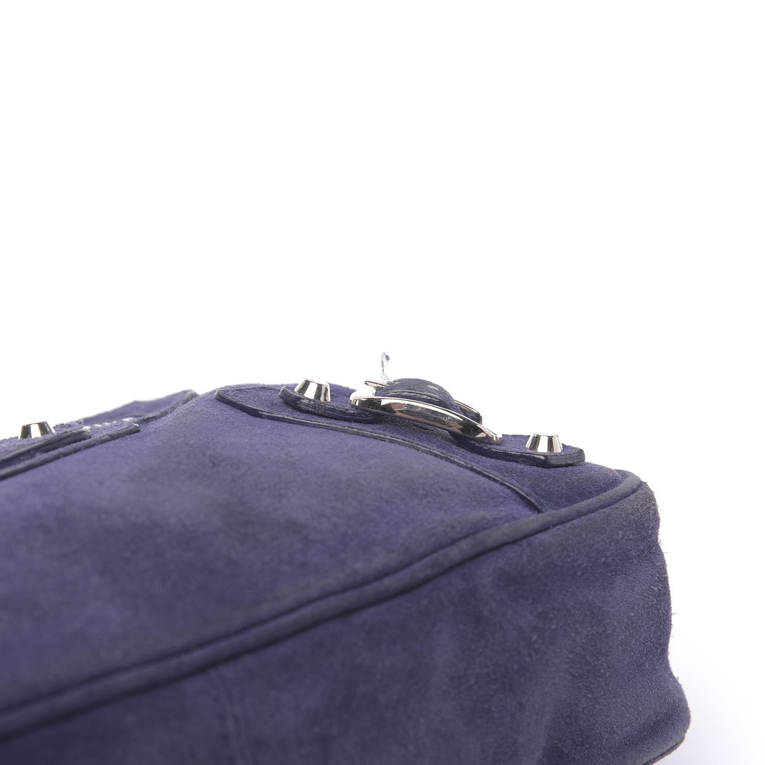 Balenciaga Baby Daim Suede Classic Hardware Hip Bleu Nuit 8 of 11
