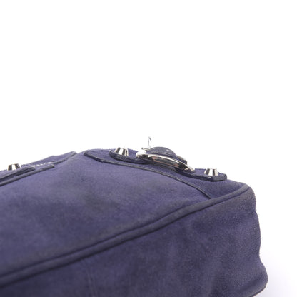 Balenciaga Baby Daim Suede Classic Hardware Hip Bleu Nuit 8 of 11