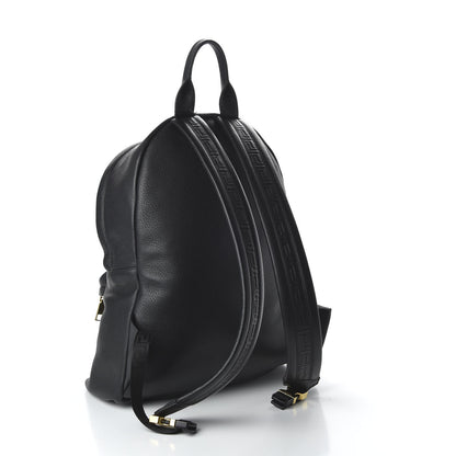 Versace Calfskin Palazzo La Medusa Backpack Black 2 of 8