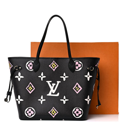 Louis Vuitton Monogram Giant Wild At Heart Neverfull MM Black 10 of 10