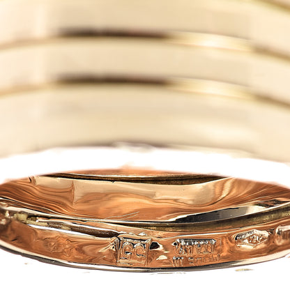 Bulgari 18K Yellow Gold B.Zero1 Five-Band Anniversary Ring 55 7.25 6 of 7