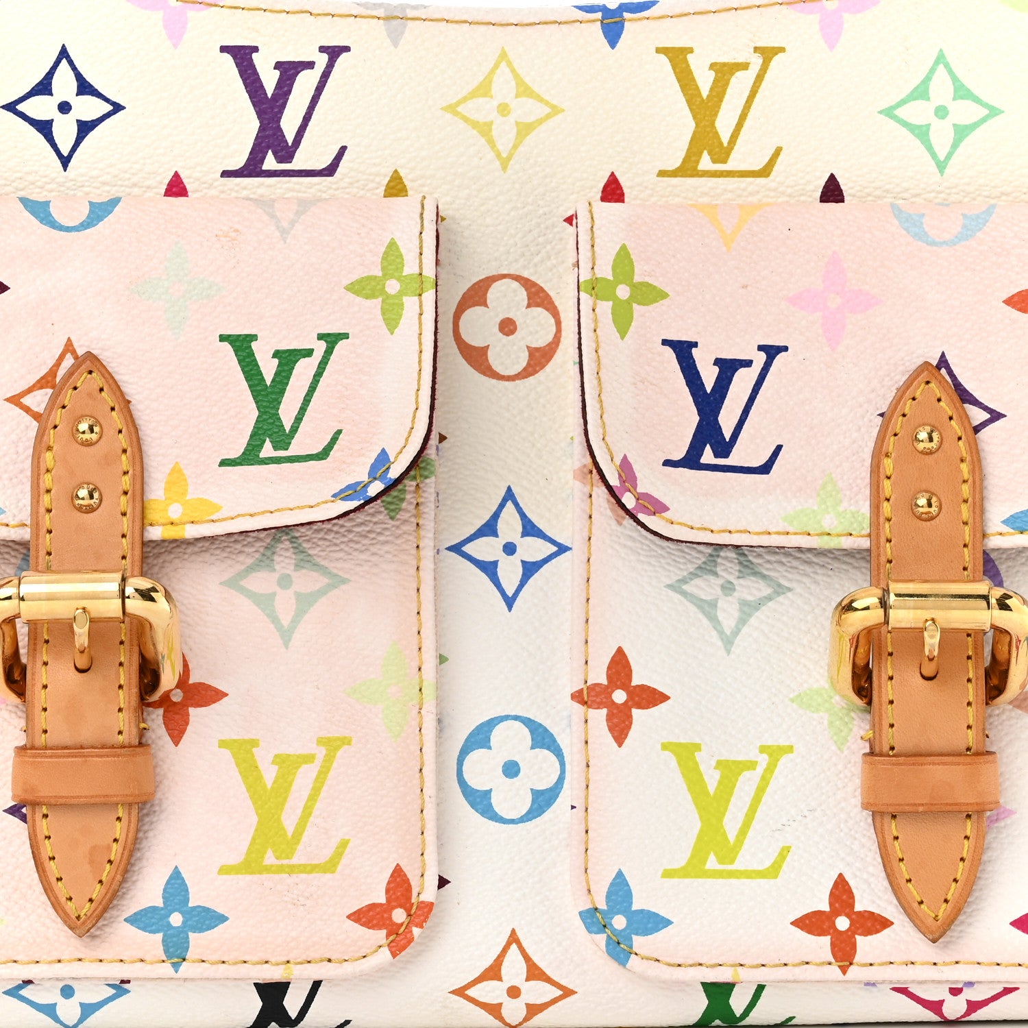 Louis Vuitton Monogram Multicolor Lodge GM White 7 of 10