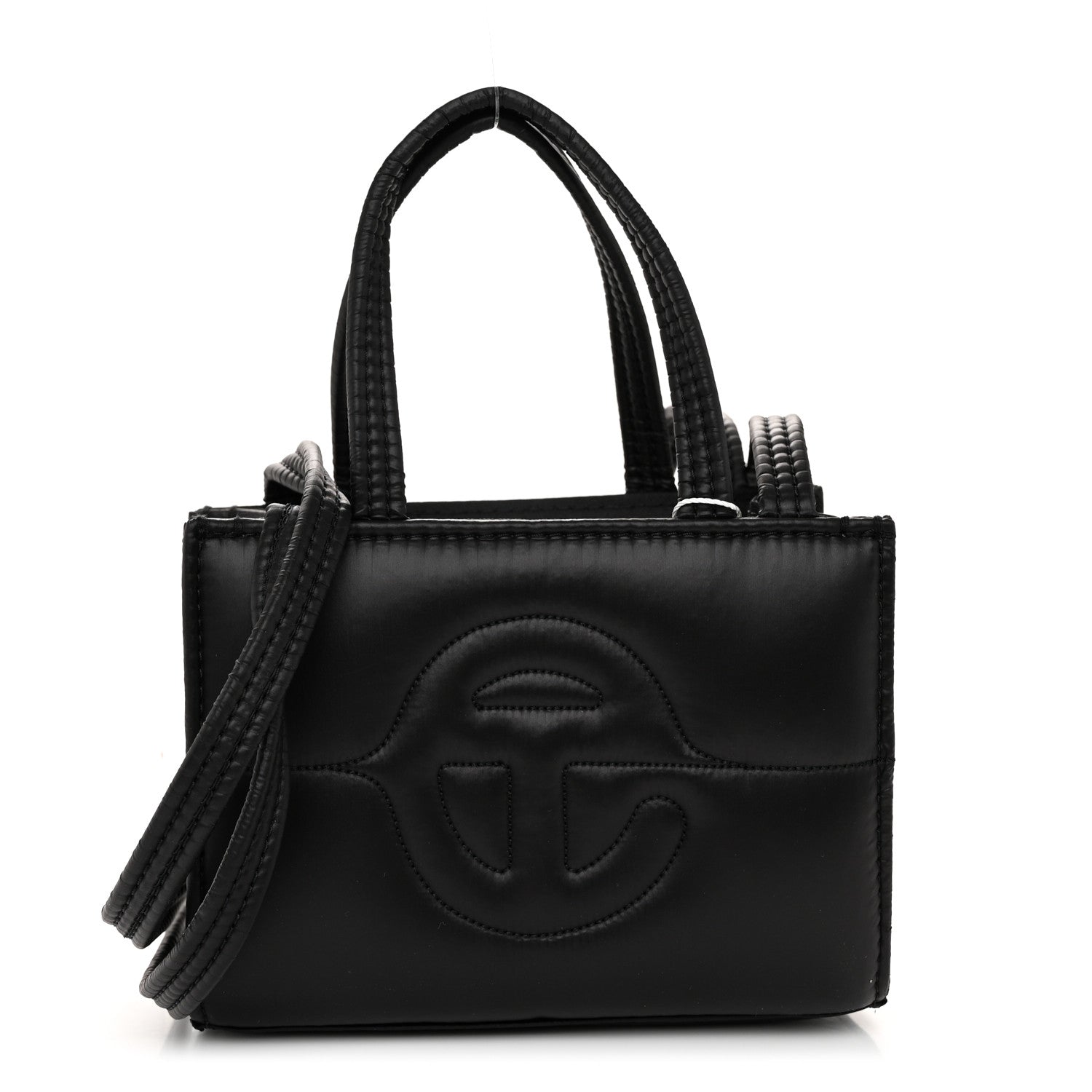 Telfar Nylon Small Puff Shopping Bag Black 1 of 9