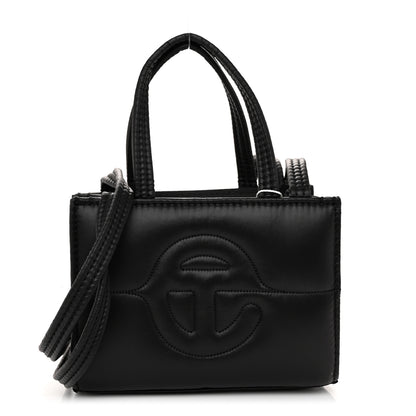 Telfar Nylon Small Puff Shopping Bag Black 1 of 9