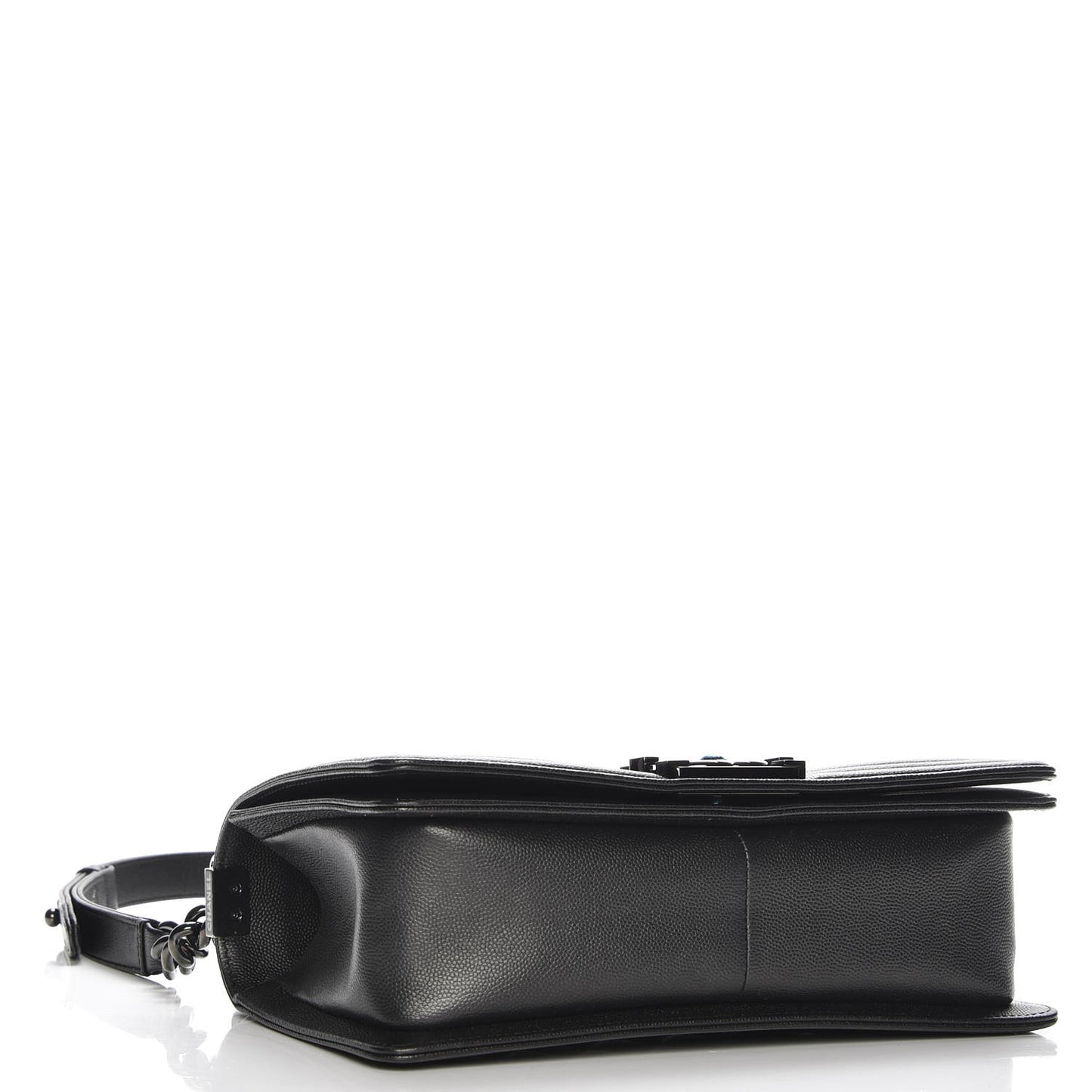 Caviar Quilted Medium Boy Flap So Black