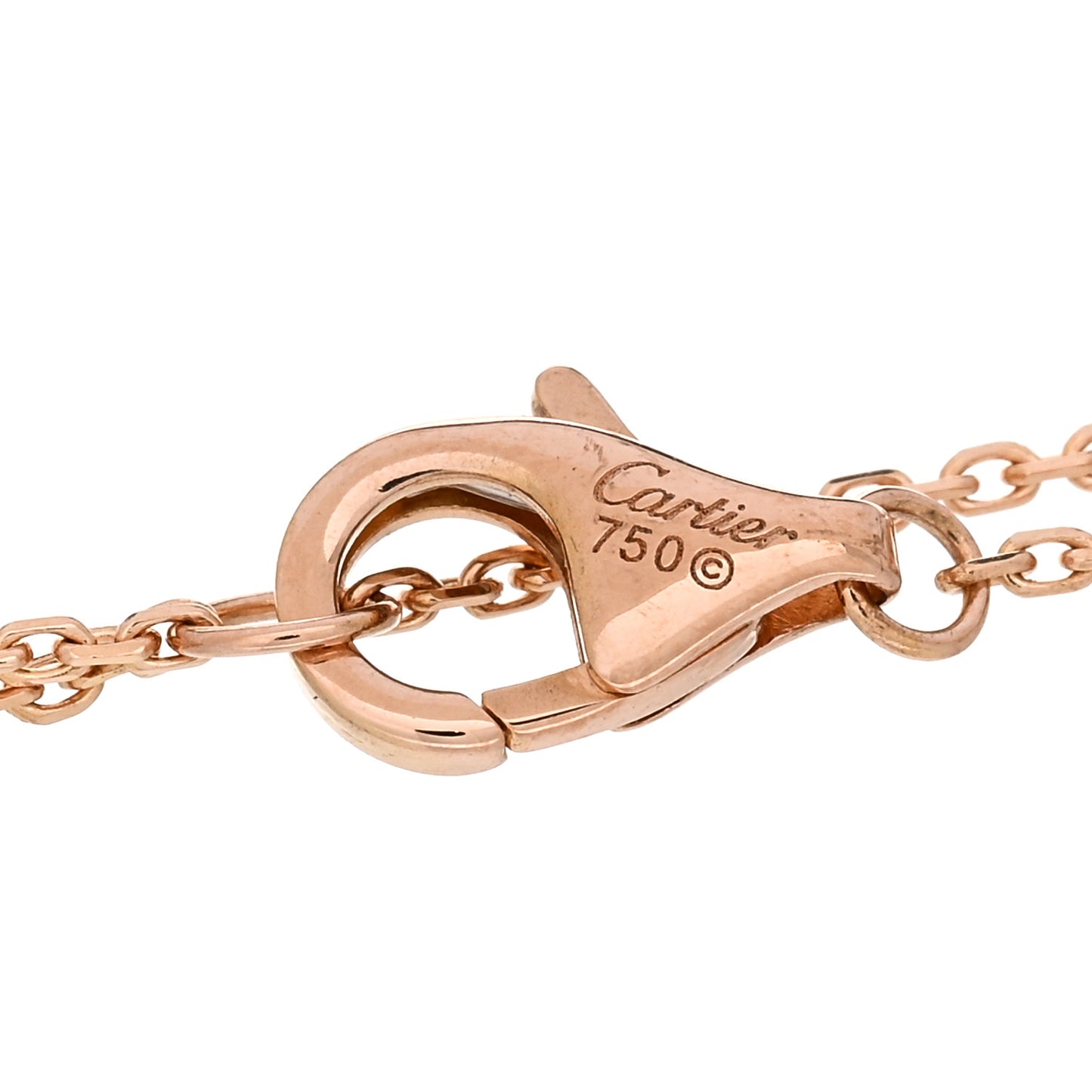 18K Pink Yellow White Gold Trinity Bracelet