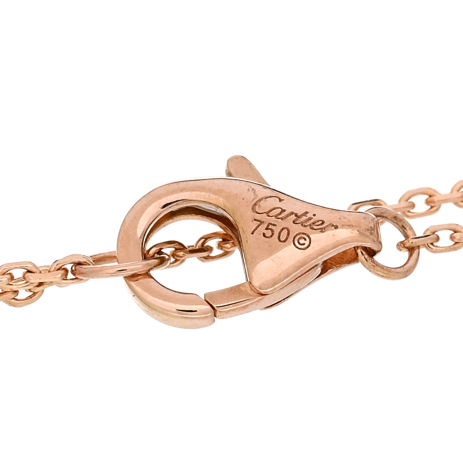 Cartier 18K Pink Yellow White Gold Trinity Bracelet 3 of 3