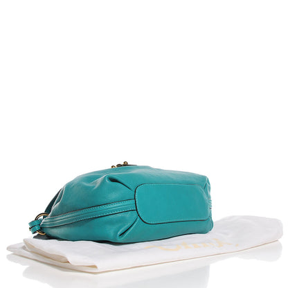 Chloe Calfskin Small Elsie Satchel Emerald 4 of 10
