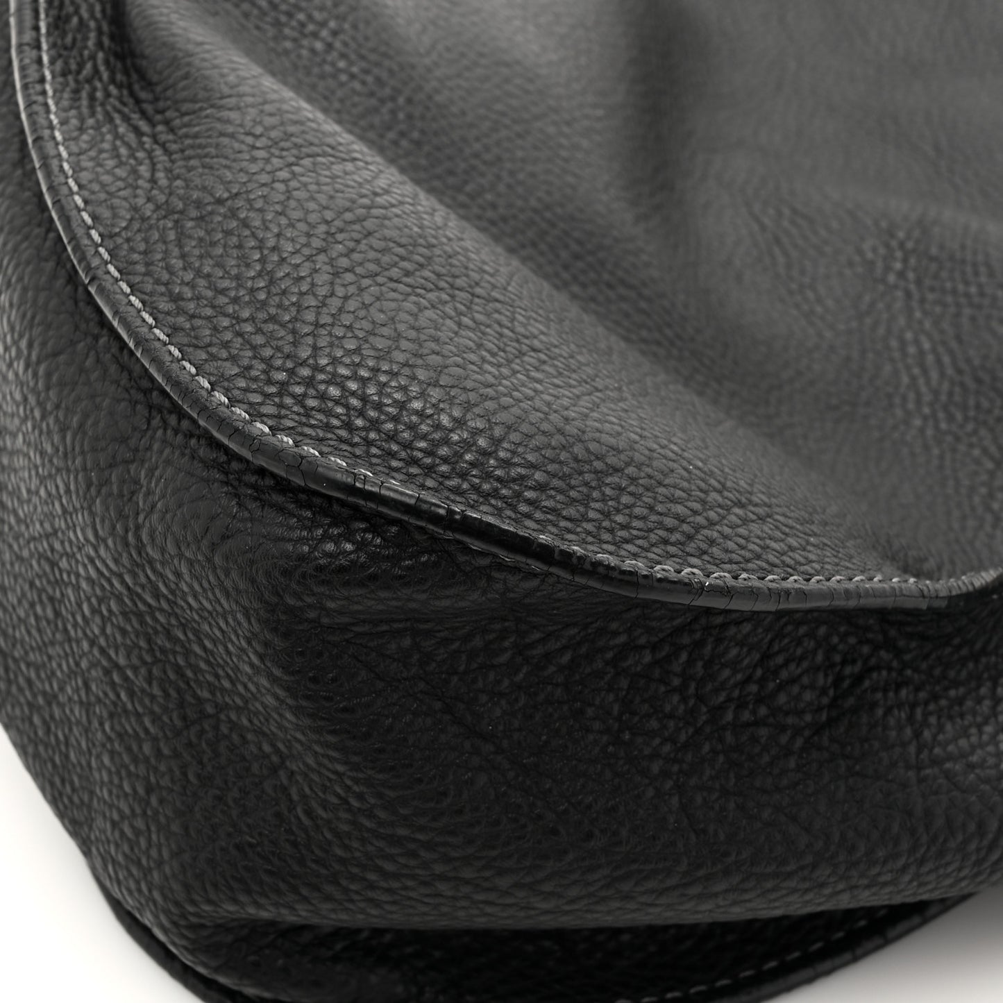 Calfskin Medium Marcie Satchel Black
