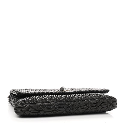 Miu Miu Nappa Matelasse Crystal Flap Clutch Black 4 of 8