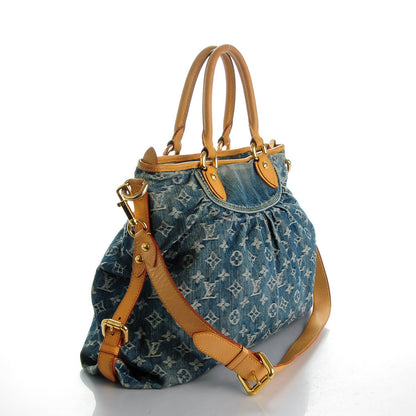 Louis Vuitton Denim Neo Cabby GM Blue 3 of 9