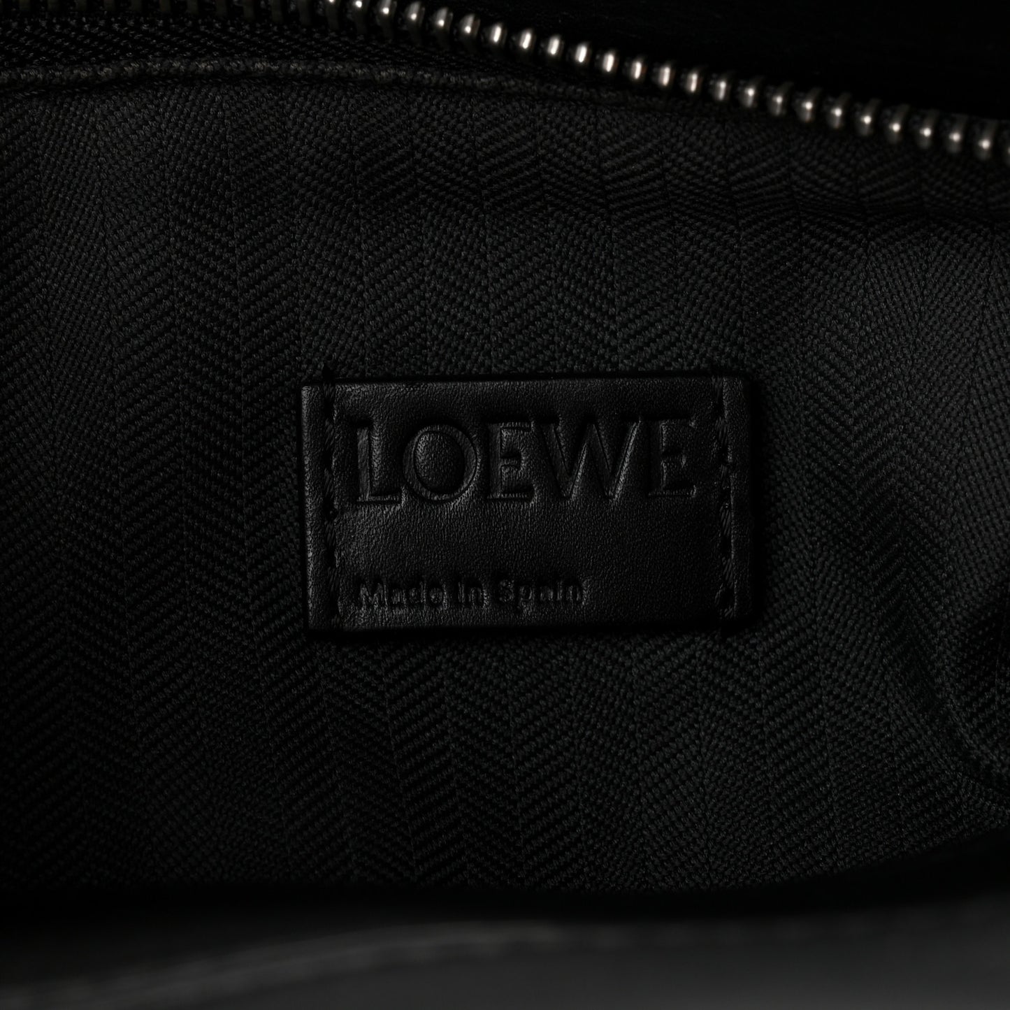 Calfskin Small Puzzle Bag Black