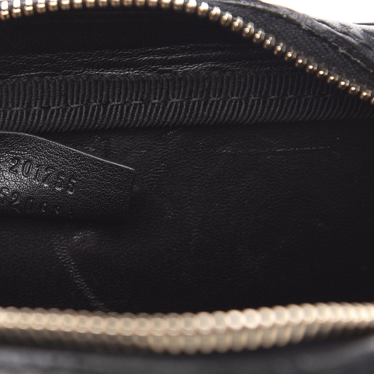 Guccissima Zip Clutch Black