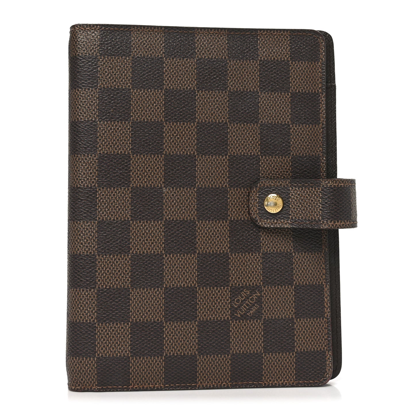 Damier Ebene Medium Ring Agenda Cover