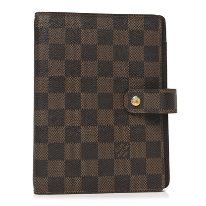 Louis Vuitton Damier Ebene Medium Ring Agenda Cover 1 of 7