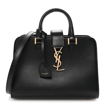 Saint Laurent Calfskin Monogram Baby Cabas Black 1 of 9