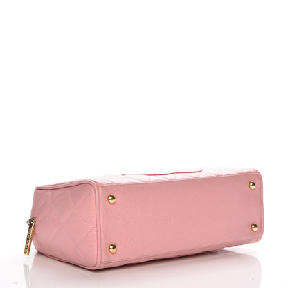 Chanel Caviar Quilted Small Bowler Pink 4 of 10