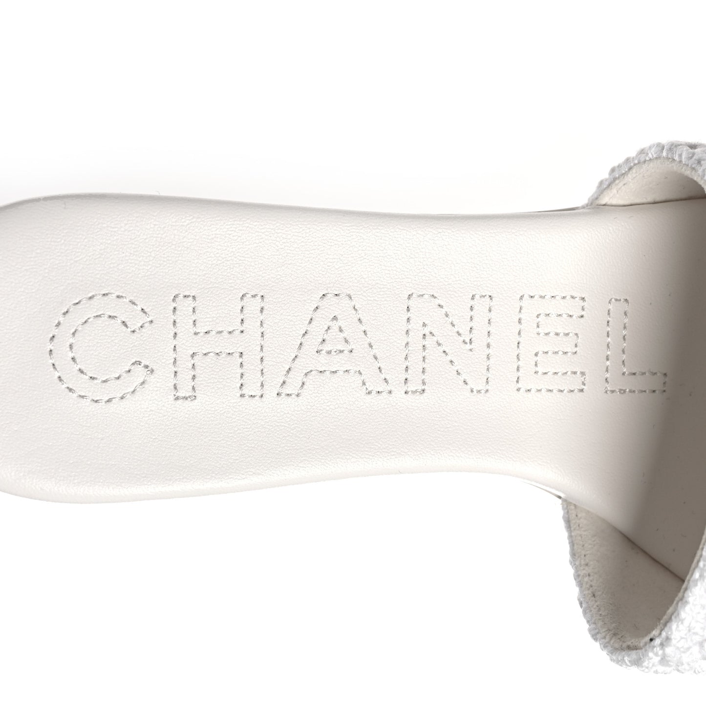 Crochet CC Mules Sandals 38 White