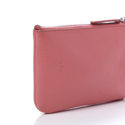 Chanel Goatskin Small CC Clover Cosmetic Case Pink 4 of 10
