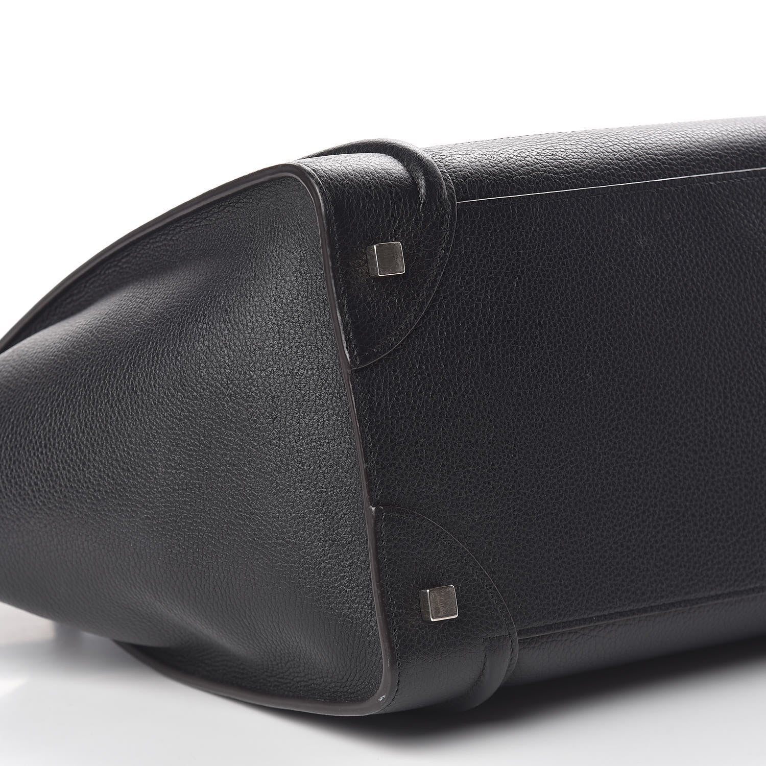 Celine Drummed Calfskin Mini Luggage Black 8 of 11