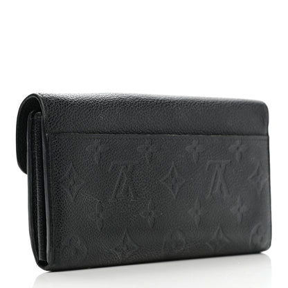 Louis Vuitton Empreinte Sarah Wallet NM Black 3 of 8