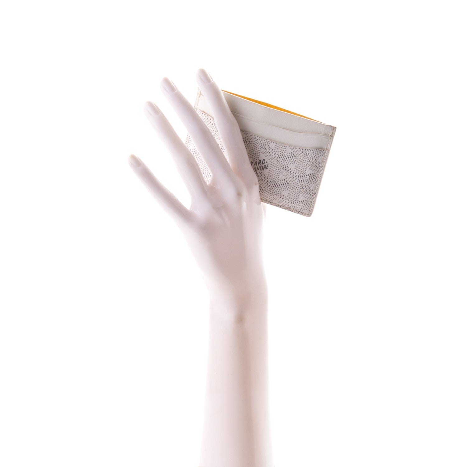 Goyard Goyardine Saint Sulpice Card Holder White 2 of 6