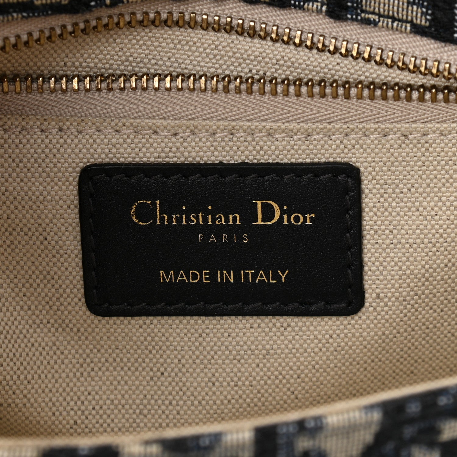Christian Dior Oblique Small DiorAddict Flap Bag Navy Blue 6 of 11