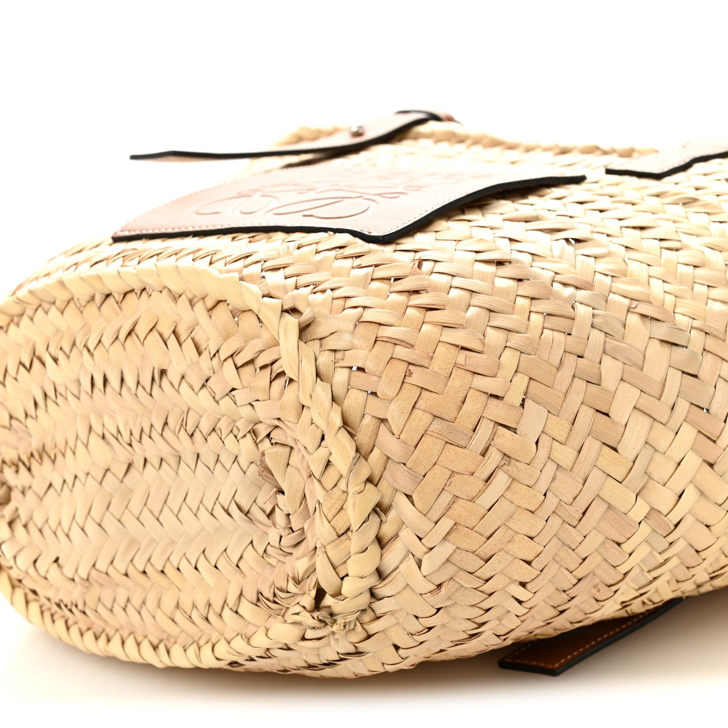 Loewe Raffia Basket Tote Bag Natural Tan 9 of 11