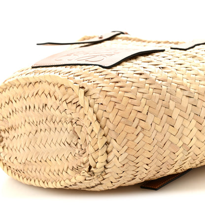Loewe Raffia Basket Tote Bag Natural Tan 9 of 11