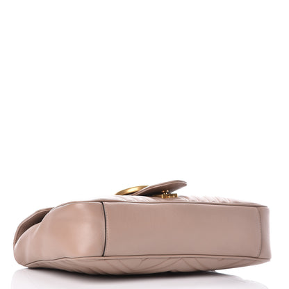 Gucci Calfskin Matelasse Medium GG Marmont Shoulder Bag Porcelain Rose 4 of 9