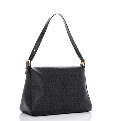 Fendi Zucchino Spalmati Vitello Forever Mama Baguette Black 3 of 7