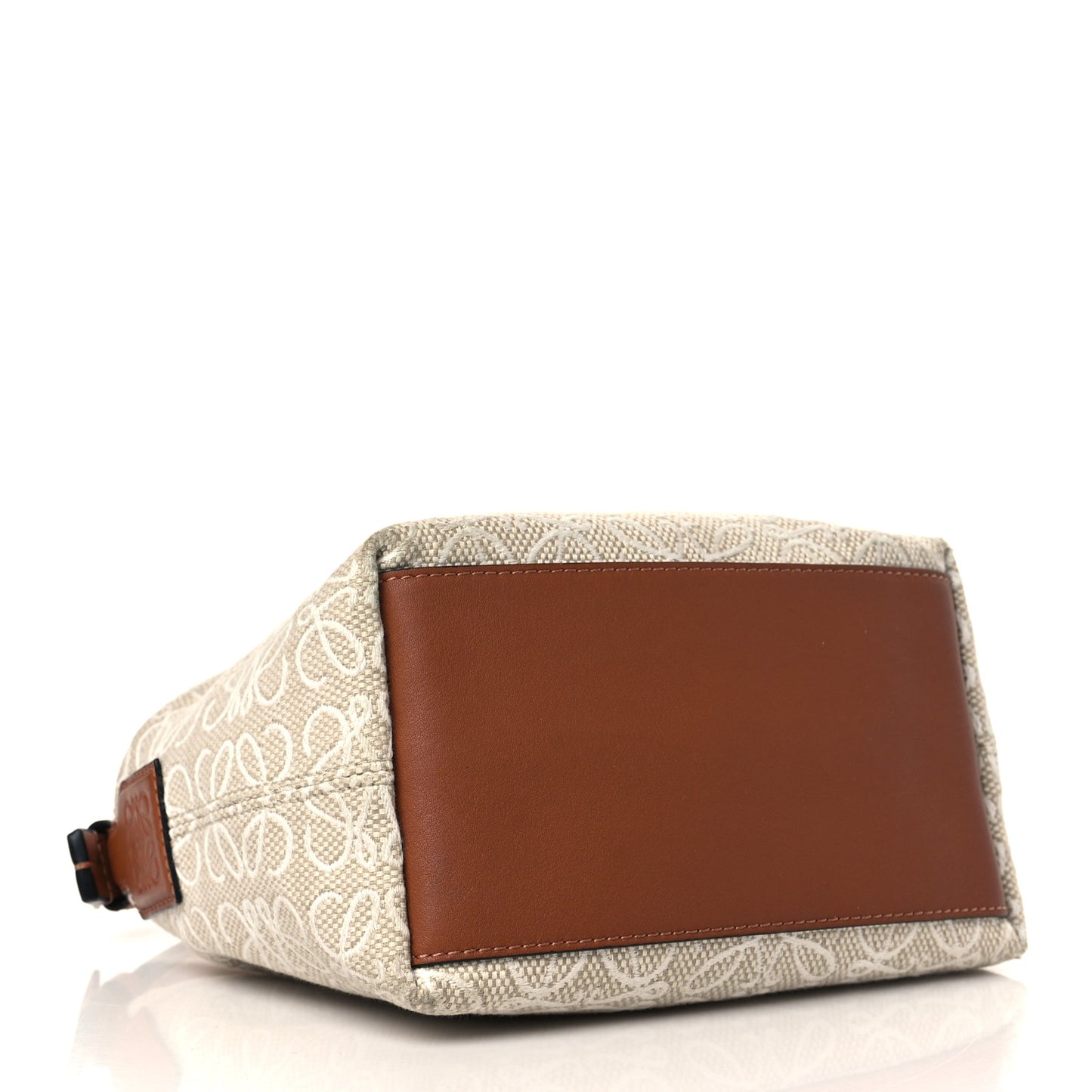 Jacquard Anagram Calfskin Small Cubi Bag Ecru Tan