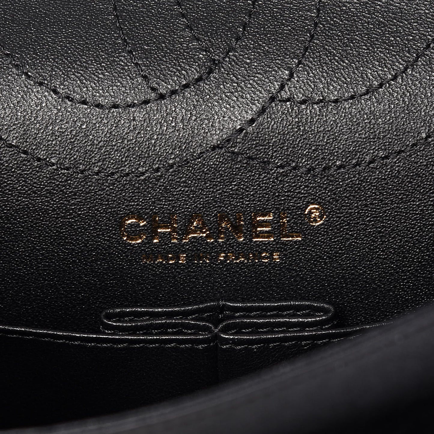 Sheepskin Chevron Quilted 2.55 Reissue 225 Flap Black