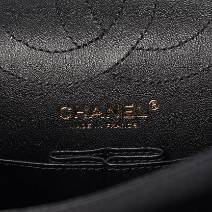Chanel Sheepskin Chevron Quilted 2.55 Reissue 225 Flap Black 7 of 11