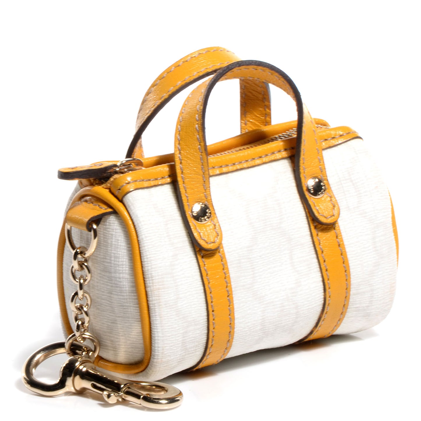 Mini Purse Keychain Gold