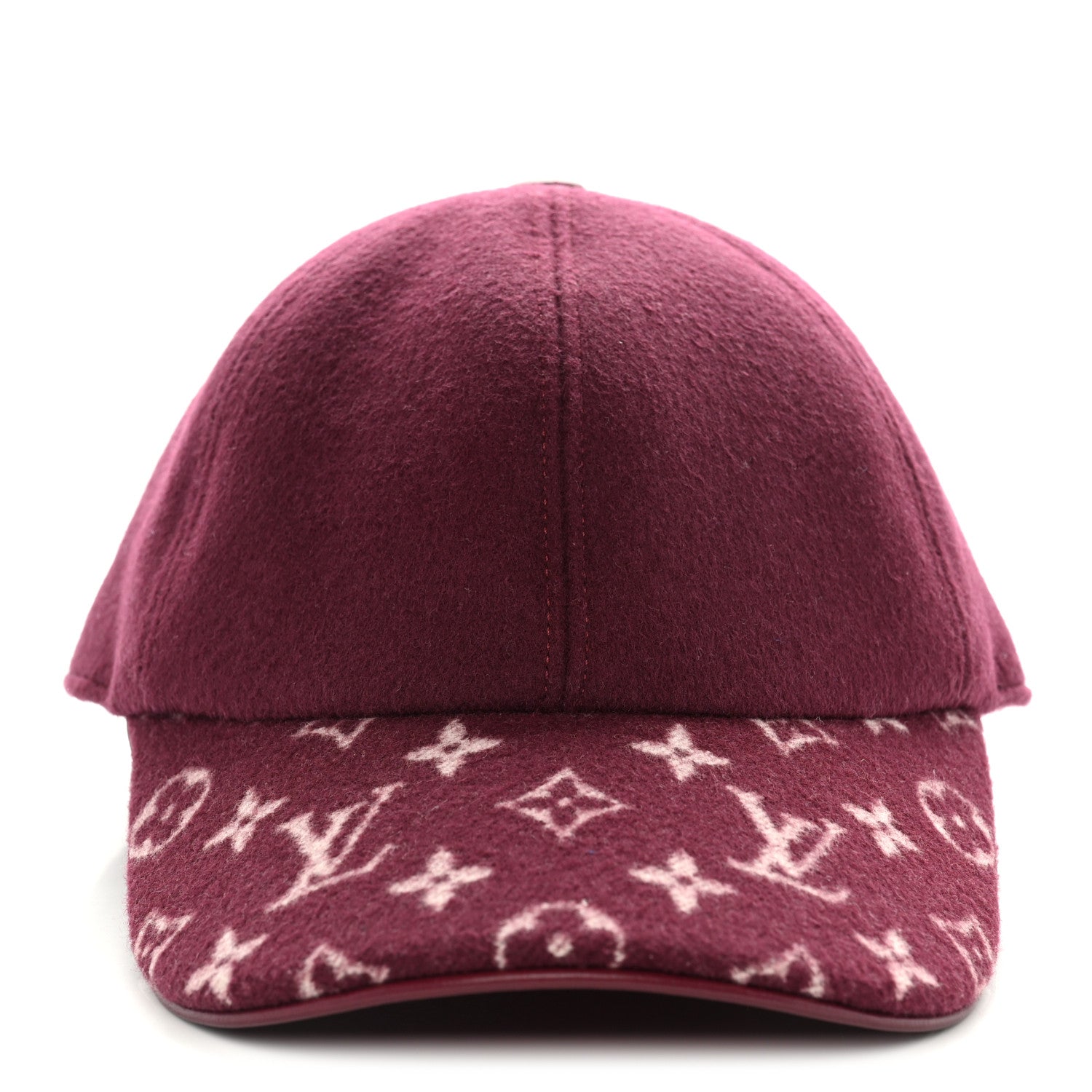 Louis Vuitton Wool Silk Monogram Endless Cap L Bordeaux 3 of 8
