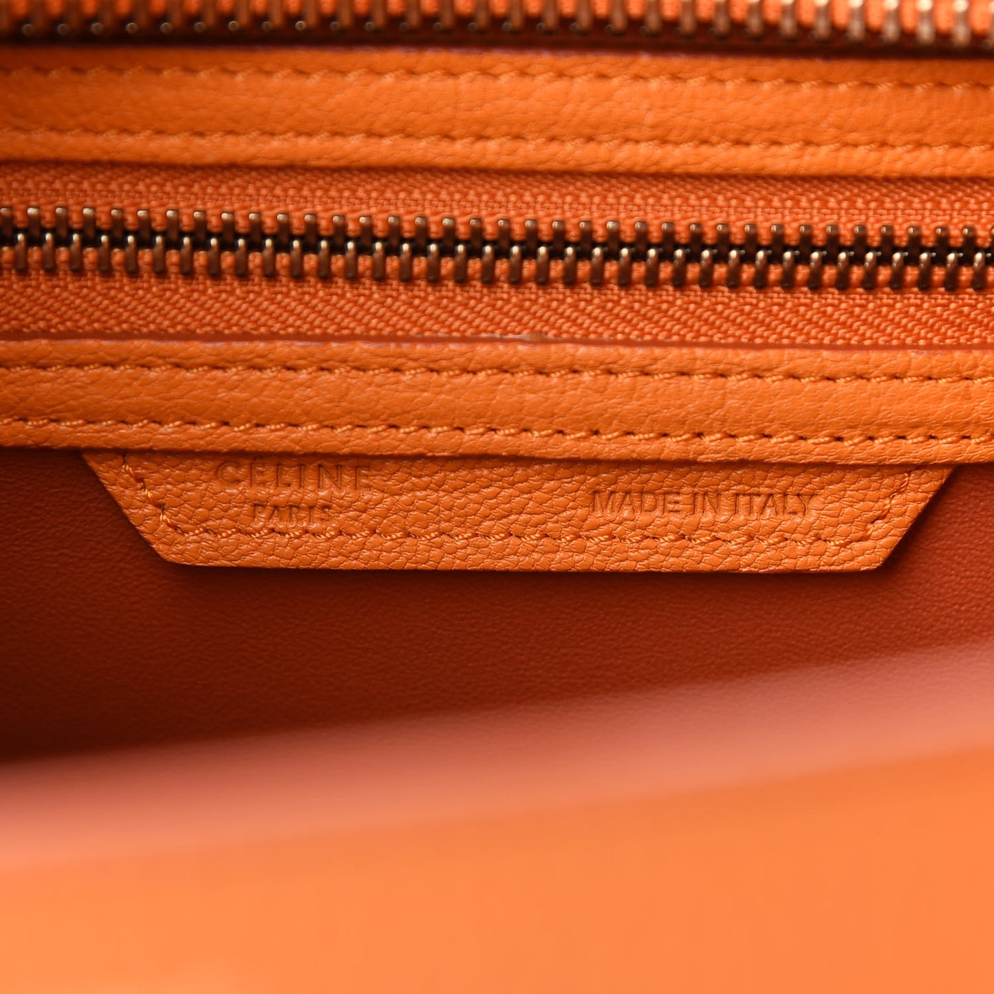 Goatskin Micro Luggage Light Orange