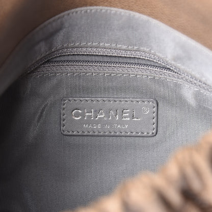 Chanel Caviar Quilted Medium Elastic Flap Brown 9 of 12