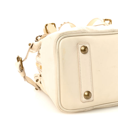 Louis Vuitton Lambskin Riveting White 10 of 13