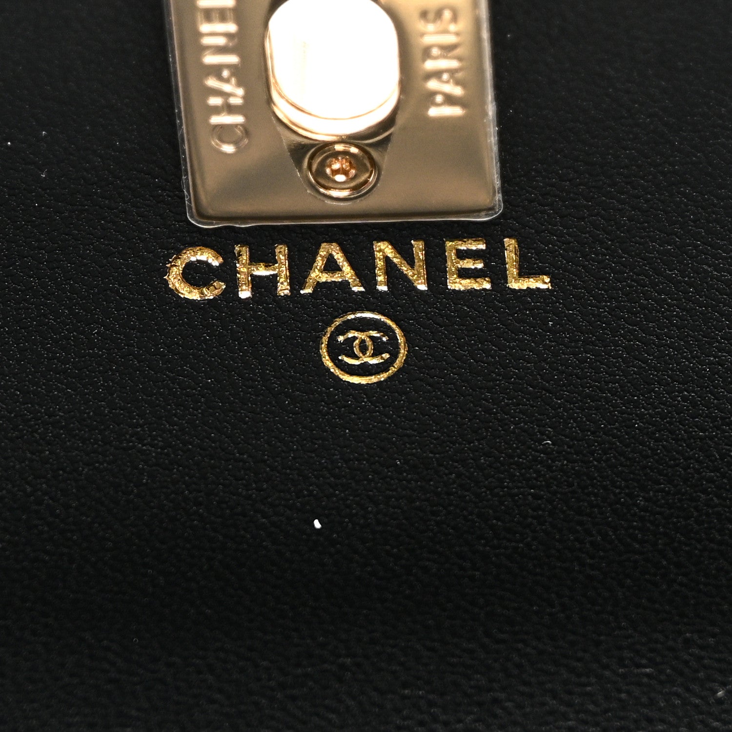 Chanel Lambskin Quilted Trendy CC Dual Handle Clutch With Chain Black 7 of 13