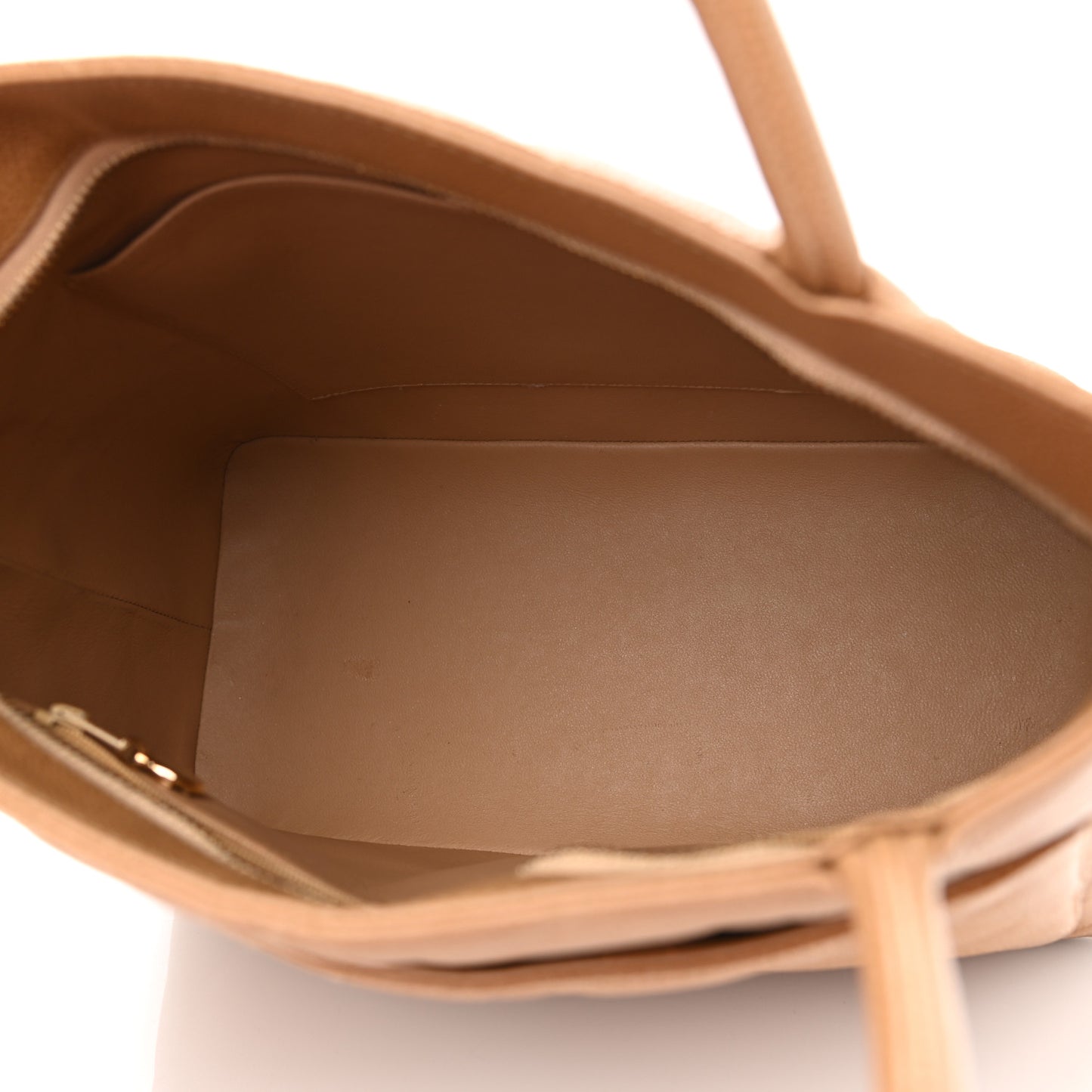 Caviar Medallion CC Tote Dark Beige