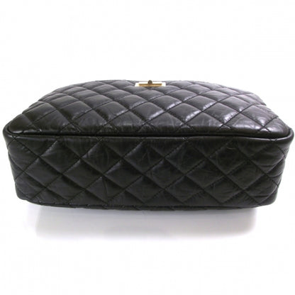 Chanel Aged Calfskin Quilted Medium Reissue Camera Case Black 4 of 11