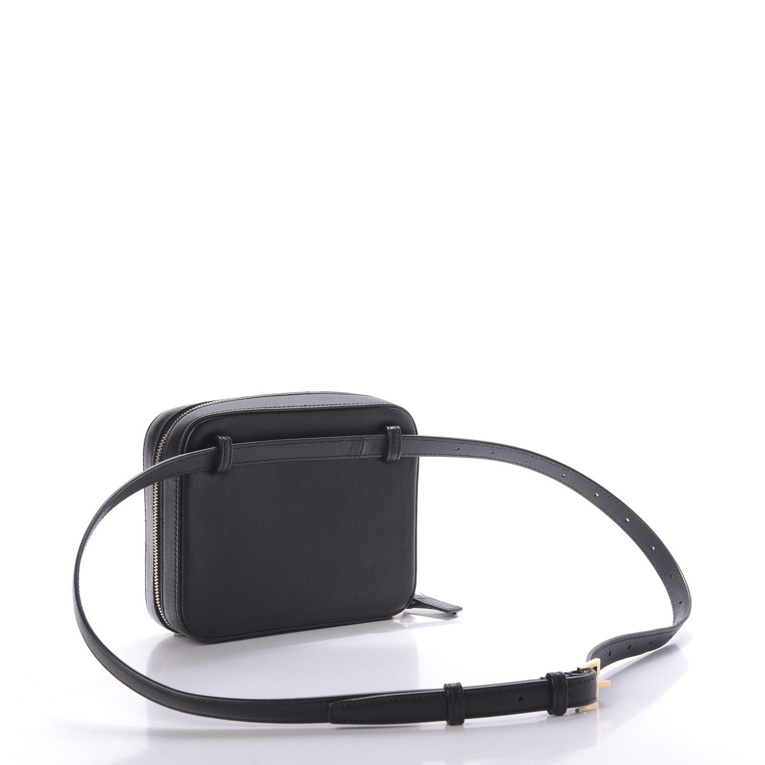 Saint Laurent Lambskin Matelasse Vicky Monogram Belt Bag Black 3 of 8