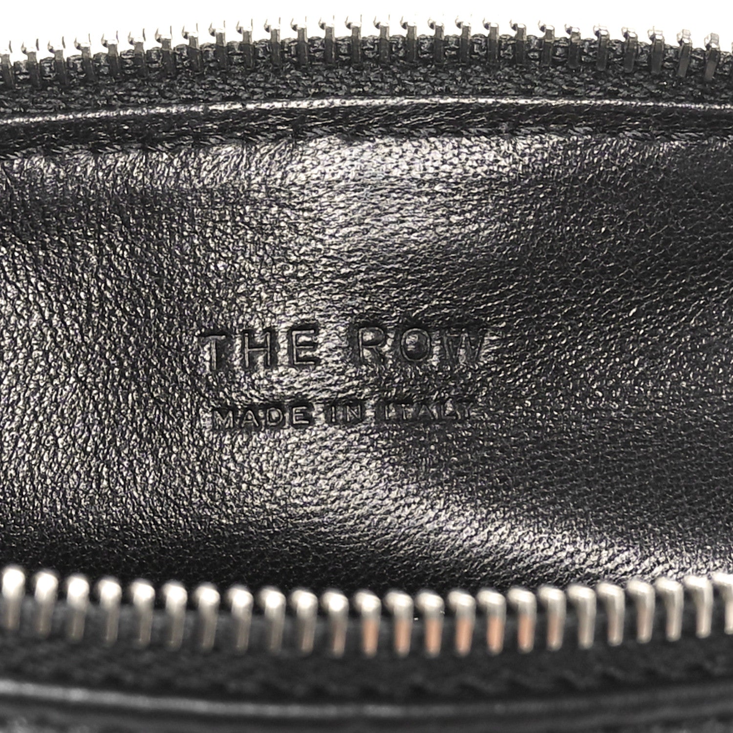 The Row Grained Calfskin 90's Bag Black 6 of 9