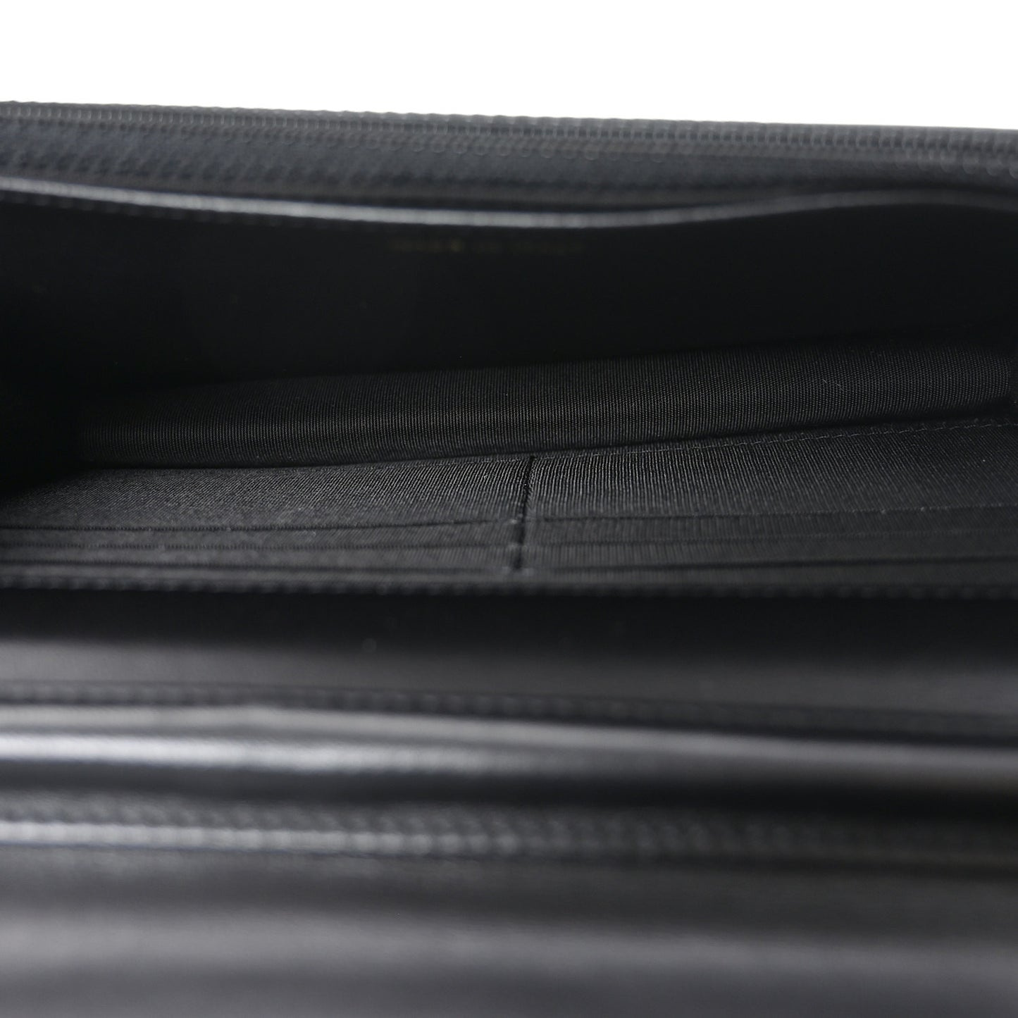 Lambskin Quilted All About Chanel Charm Wallet On Chain WOC Black