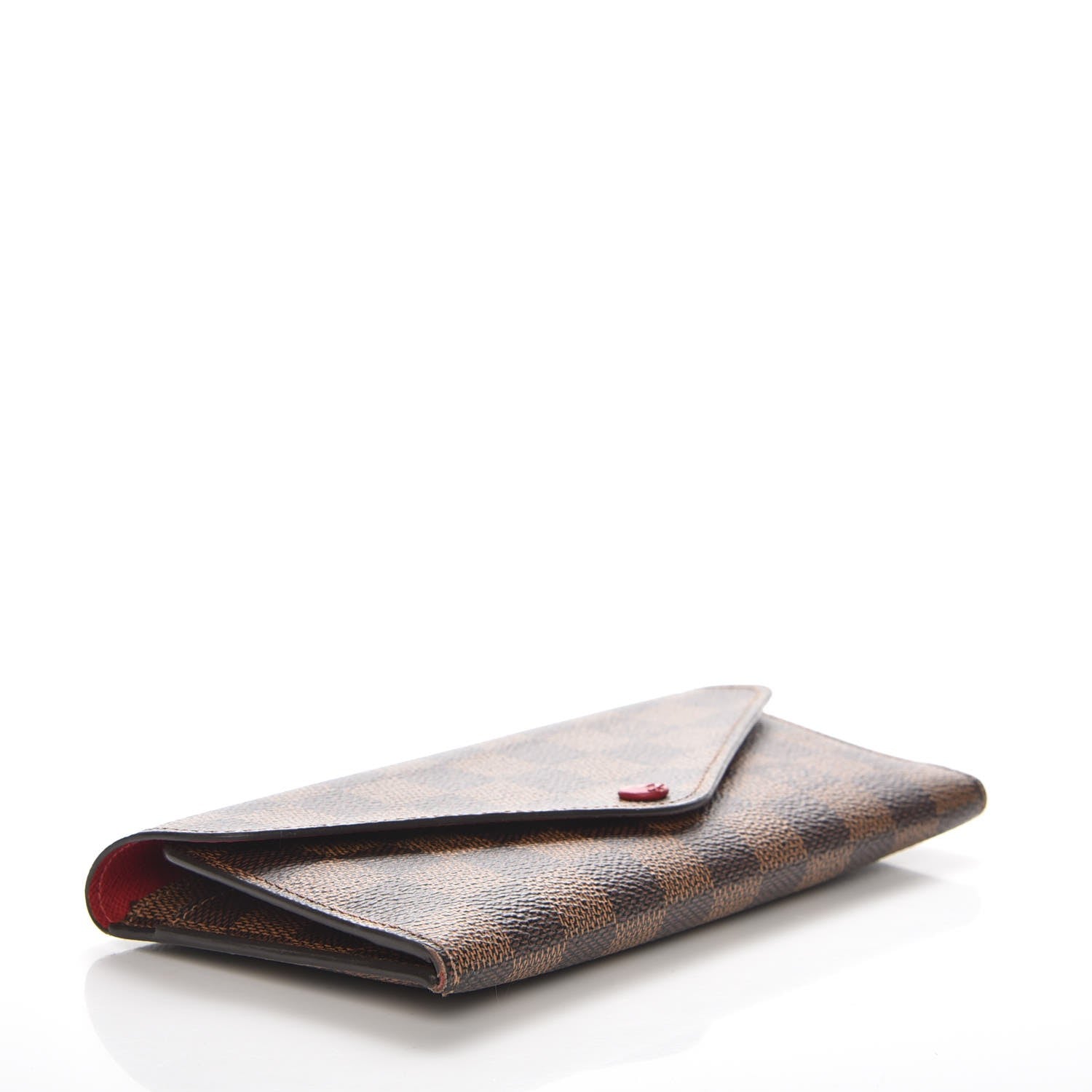 Louis Vuitton Damier Ebene Josephine Wallet Red 4 of 9