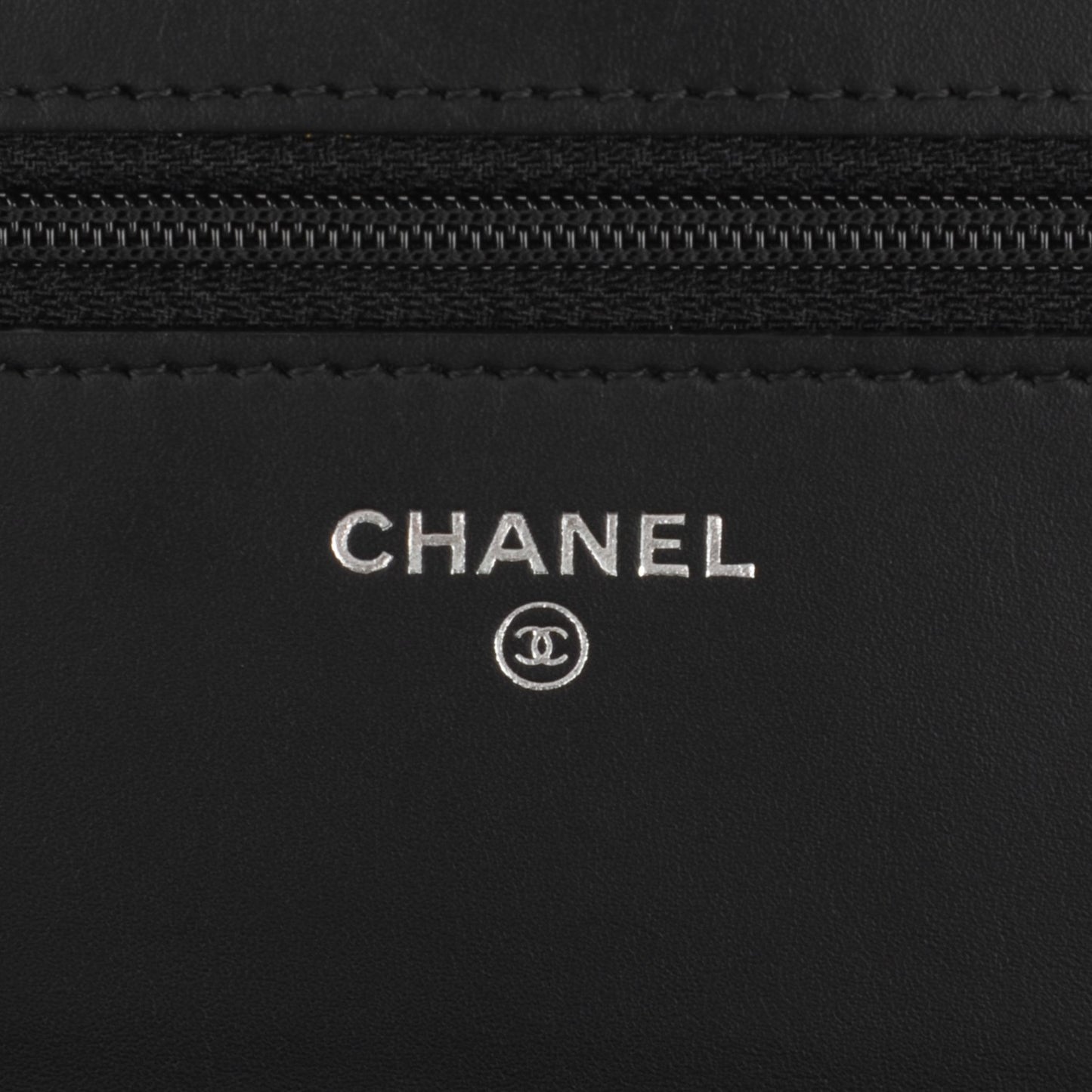 Caviar Quilted Boy Wallet On Chain WOC Black