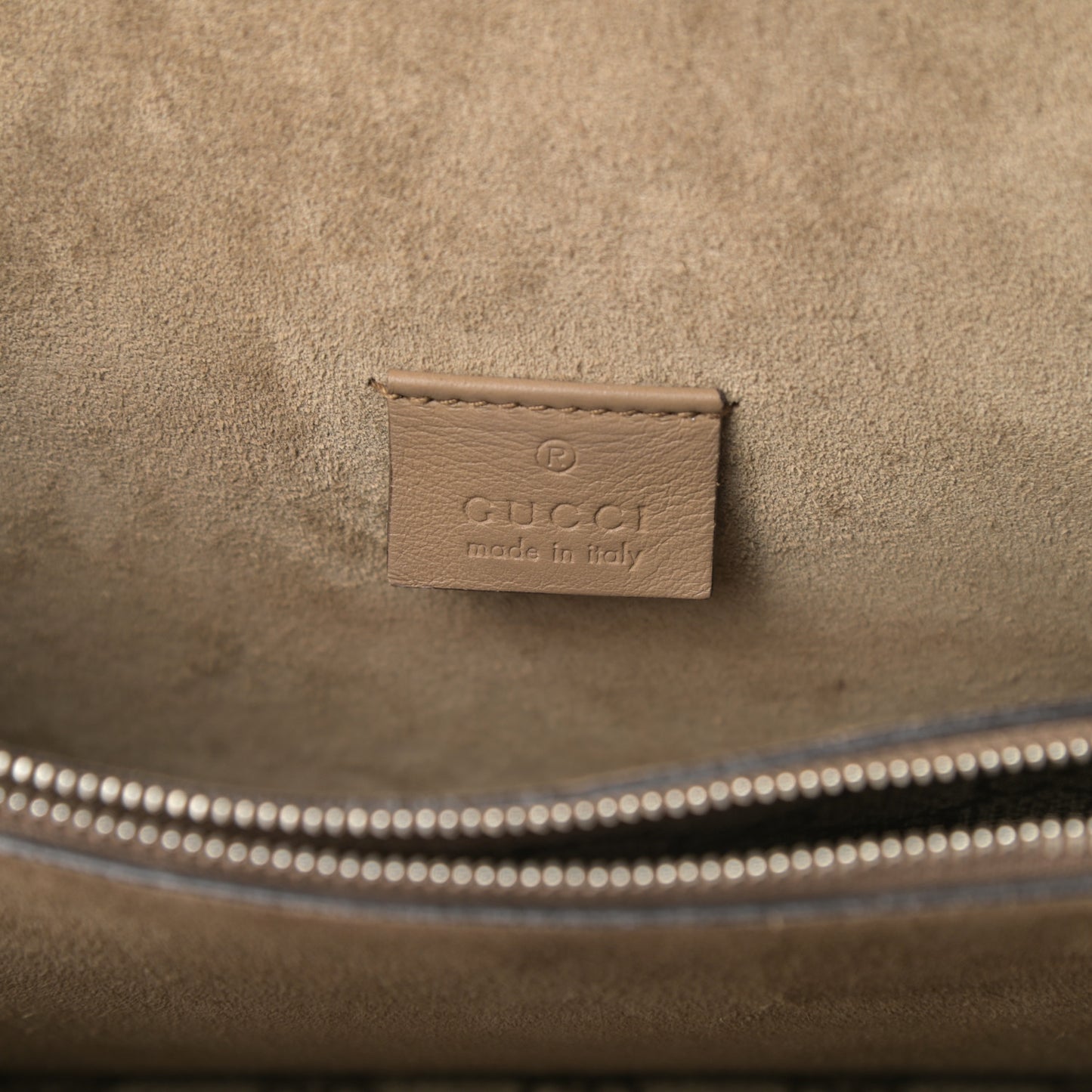GG Supreme Monogram Small Dionysus Shoulder Bag Taupe